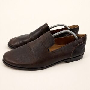 Tecovas The Monterrey Loafers Mens 13 Brown Bison Leather Western Slip On Shoes
